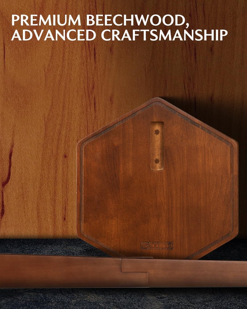 STRICH Wooden Cello Stand with Bow Holder, Heavy-Duty Floor-Standing Display Stand, Cello Wood Floor Stand for 1/2, 1/4, 3/4, 4/4,1/8, 7/8 Full Size, for Home and Studio - Image 4